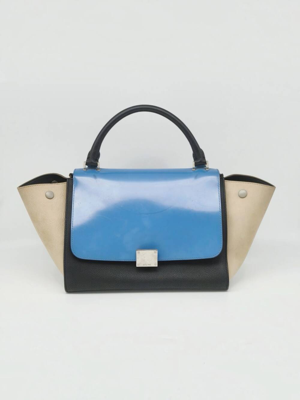 Celine Trapeze Medium Leather Top Handle & Crossbody Bag